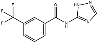 Benzamide, N-1H-1,2,4-triazol-3-yl-3-(trifluoromethyl)- (9CI) 化学構造式