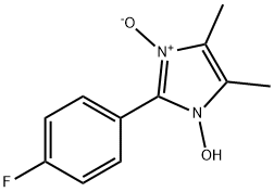 1H-Imidazole,2-(4-fluorophenyl)-1-hydroxy-4,5-dimethyl-,3-oxide(9CI) 化学構造式