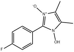 1H-Imidazole,2-(4-fluorophenyl)-1-hydroxy-4,5-dimethyl-,3-oxide(9CI) Structure