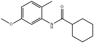 Cyclohexanecarboxamide, N-(5-methoxy-2-methylphenyl)- (9CI),712298-87-8,结构式