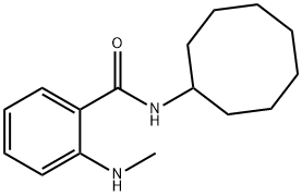 Benzamide, N-cyclooctyl-2-(methylamino)- (9CI) 结构式