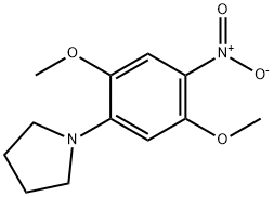 1-(2,5-Dimethoxy-4-nitrophenyl)pyrrolidine Struktur
