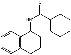 Cyclohexanecarboxamide, N-(1,2,3,4-tetrahydro-1-naphthalenyl)- (9CI) Struktur