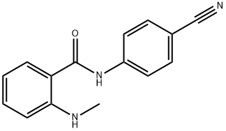 Benzamide, N-(4-cyanophenyl)-2-(methylamino)- (9CI) 结构式