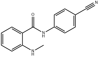 Benzamide, N-(4-cyanophenyl)-2-(methylamino)- (9CI) 化学構造式