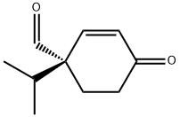 2-Cyclohexene-1-carboxaldehyde,1-(1-methylethyl)-4-oxo-,(1R)-(9CI) Struktur