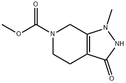 6H-PYRAZOLO[3,4-C]PYRIDINE-6-CARBOXYLIC ACID, 1,4,5,7-TETRAHYDRO-3-HYDROXY-1-METHYL-, METHYL ESTER|