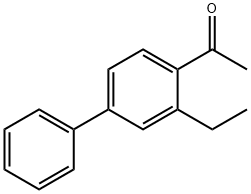ETHANONE, 1-(3-ETHYL[1,1-BIPHENYL]-4-YL)- (9CI), 712349-89-8, 结构式
