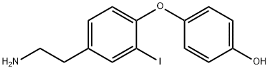 3-IODOTHYRONAMINE-[ETHYLAMINO-1,1,2,2-2H4] HYDROCHLORIDE 结构式