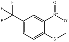 4-METHYLTHIO-3-NITROBENZOTRIFLUORIDE 化学構造式