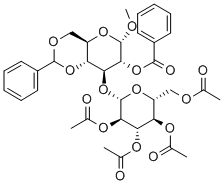 Methyl3-O-(2,3,4,6-tetra-O-acetyl-b-D-glucopyranosyl)-4,6-O-benzylidene-2-O-benzoyl-a-D-glucopyranoside|