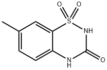 7-METHYL-1,1-DIOXO-1,4-DIHYDRO-2H-1LAMBDA6-BENZO[1,2,4]THIADIAZIN-3-ONE, 71254-63-2, 结构式