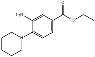 Ethyl 3-aMino-4-(piperidin-1-yl)benzoate,71254-74-5,结构式