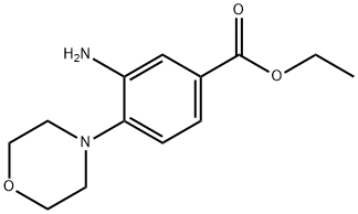 3-氨基-4-吗啉代苯甲酸乙酯, 71254-75-6, 结构式