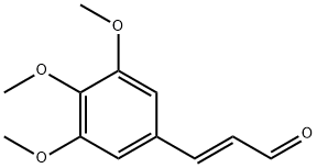 (2E)-3-(3,4,5-三甲氧基苯基)丙烯醛,71277-13-9,结构式