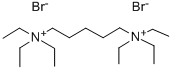 1,5-PENTANEETHONIUM DIBROMIDE Structure