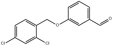 3-[(2,4-DICHLOROBENZYL)OXY]BENZALDEHYDE Structure