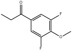 1-(3,5-二氟-4-甲氧基苯基)丙烷-1-酮,71292-82-5,结构式
