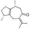 (1R)-2,3,4,5,7,8-Hexahydro-1α,4α-dimethyl-7-isopropylideneazulen-6(1H)-one,71305-96-9,结构式