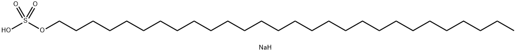 1-二十八烷醇硫酸酯钠盐, 71317-47-0, 结构式