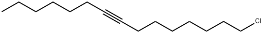 15-CHLORO-7-PENTADECYNE Struktur