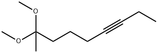 8,8-Dimethoxy-3-nonyne Struktur