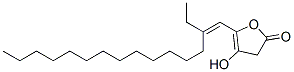 (4S)-3-[(Z)-Hexadecane-1-ylidene]-4α-hydroxy-5α-methyltetrahydrofuran-2-one Structure