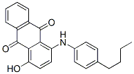 1-[(4-ブチルフェニル)アミノ]-4-ヒドロキシ-9,10-アントラセンジオン 化学構造式