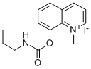 Quinolinium, 8-hydroxy-1-methyl-, iodide, propylcarbamate Structure