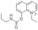 Quinolinium, 1-ethyl-8-hydroxy-, iodide, propylcarbamate Structure