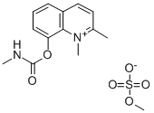 Quinaldinium, 8-hydroxy-1-methyl-, methylsulfate, methylcarbamate Struktur