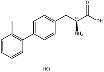 L-2-AMINO-3-(3'-METHYL-BIPHENYL-4-YL)-PROPIONIC ACID HCL 结构式
