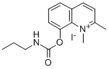 Quinaldinium, 8-hydroxy-1-methyl-, iodide, propylcarbamate,71350-01-1,结构式