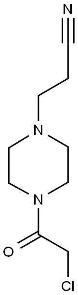 3-[4-(2-CHLORO-ACETYL)-PIPERAZIN-1-YL]-PROPIONITRILE|3-[4-(2-氯乙酰)哌嗪-1-YL]丙腈