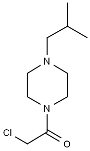Piperazine, 1-(chloroacetyl)-4-(2-methylpropyl)- (9CI),713522-75-9,结构式