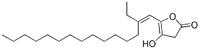 (3E,4S)-3-Hexadecylidene-4α-hydroxy-5α-methyldihydro-2(3H)-furanone Structure