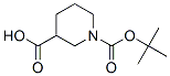1-BOC-PIPERIDINE-3-CARBOXYLIC ACID Struktur