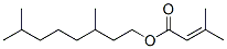 3,7-dimethyloctyl 3-methyl-2-butenoate 结构式