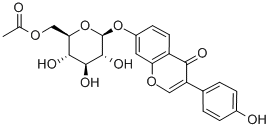 6''-O-ACETYLDAIDZIN Struktur