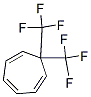 7,7-Bis(trifluoromethyl)-1,3,5-cycloheptatriene Structure