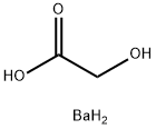 ビス(ヒドロキシ酢酸)バリウム 化学構造式