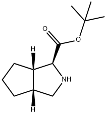 Octahydro-cyclopenta[c]pyrrole-1-carboxylic acid tert-butyl ester Structure