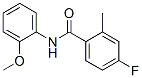 Benzamide, 4-fluoro-N-(2-methoxyphenyl)-2-methyl- (9CI),714204-21-4,结构式