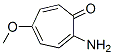 2,4,6-Cycloheptatrien-1-one, 2-amino-5-methoxy- (9CI) Struktur