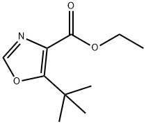 5-TERT-ブチル-1,3-オキサゾール-4-カルボン酸エチル 化学構造式