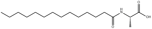 N-十四碳酰基-L-丙氨酸,71448-29-8,结构式
