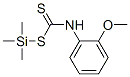 N-(2-Methoxyphenyl)dithiocarbamic acid trimethylsilyl ester,71456-97-8,结构式