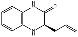 2(1H)-Quinoxalinone,3,4-dihydro-3-(2-propenyl)-,(3R)-(9CI) 化学構造式