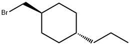 反式-1-(溴甲基)-4-丙基环己烷,71458-12-3,结构式