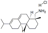 [1R-(1alpha,4abeta,4balpha,10aalpha)]-1,2,3,4,4a,4b,5,6,10,10a-decahydro-7-isopropyl-1,4a-dimethylphenanthren-1-methylamine hydrochloride,71463-36-0,结构式